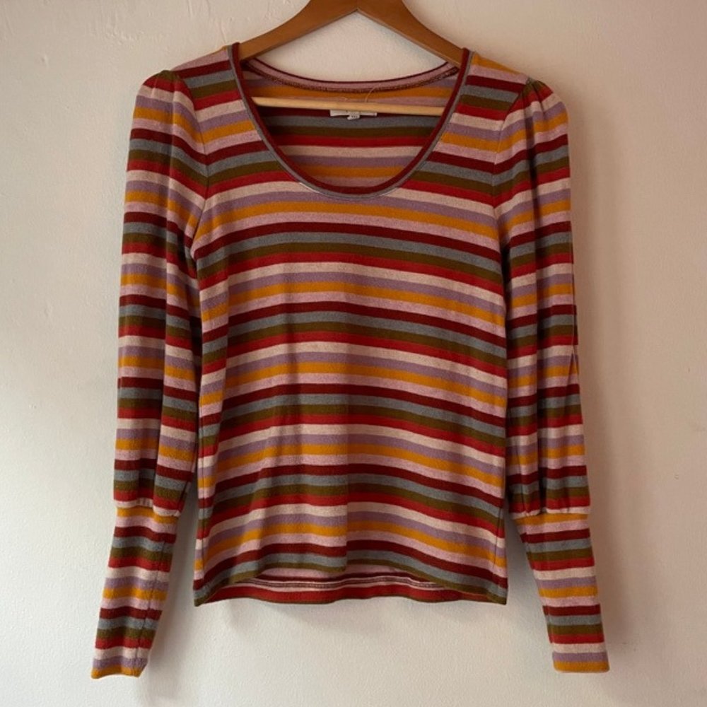 Madewell Multi-Colored Striped Long Sleeve Top XXS